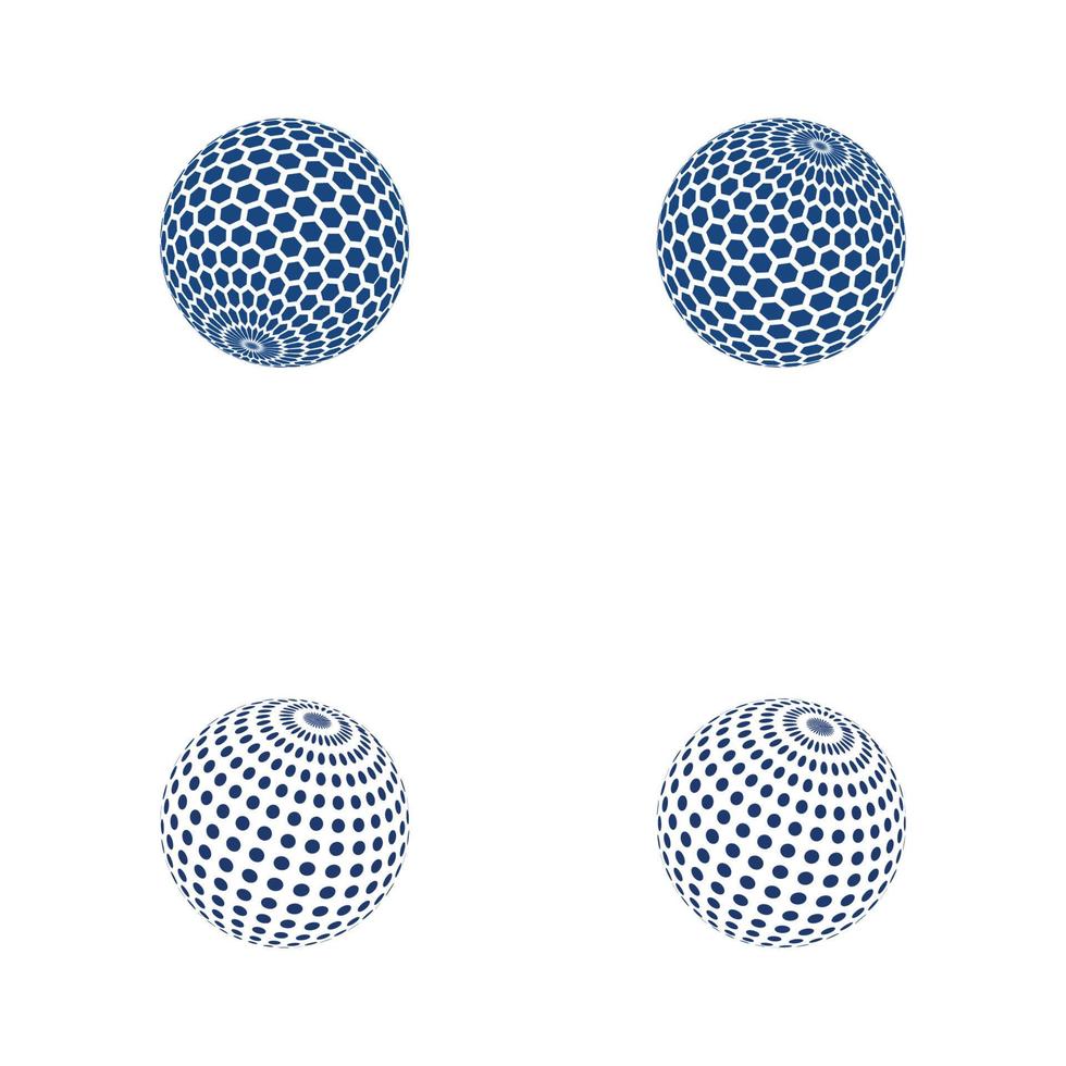 Wire World Logo Template vector