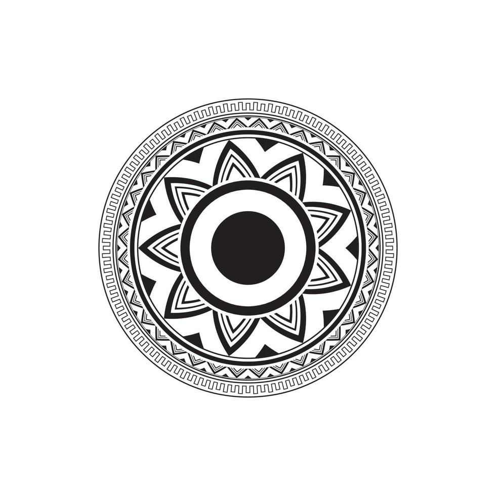 Circular pattern in form of mandala illustration vector