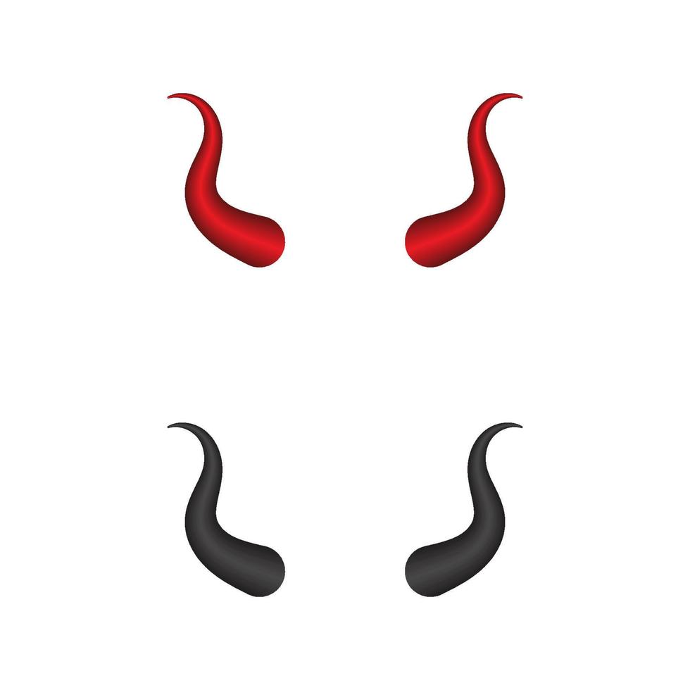 Devil horn Vector icon design