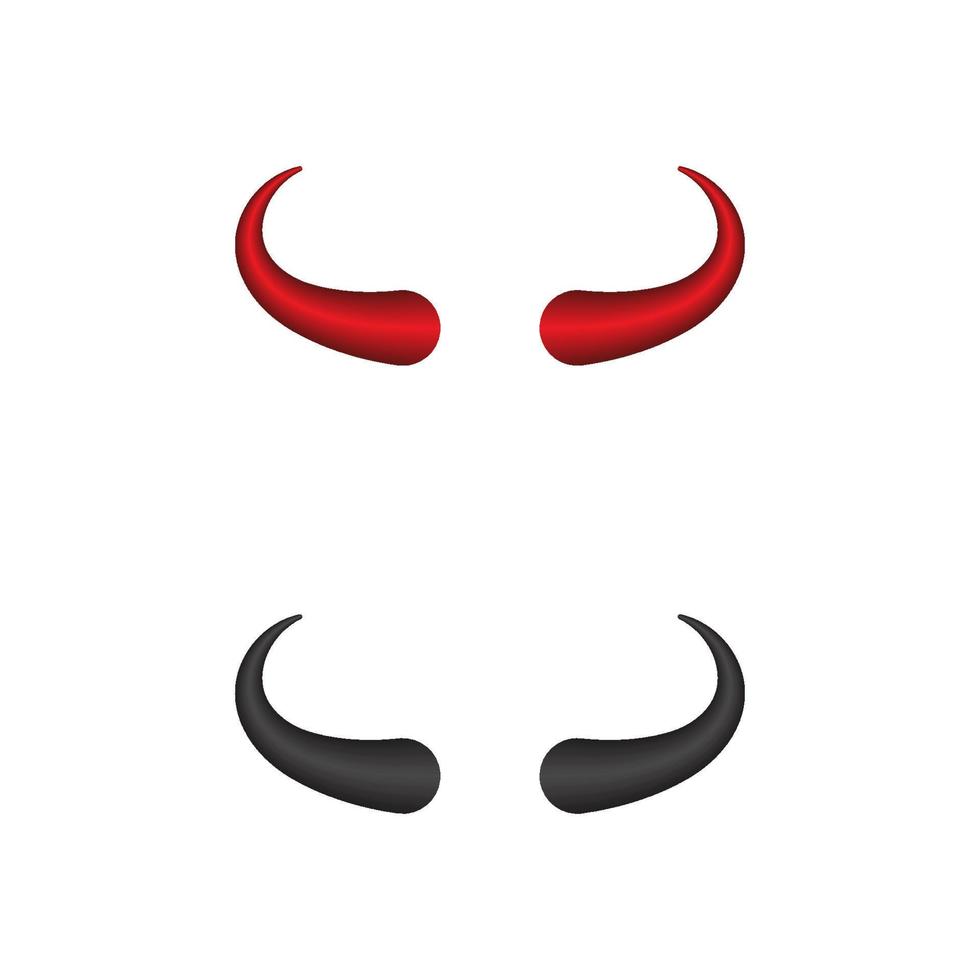 Devil horn Vector icon design
