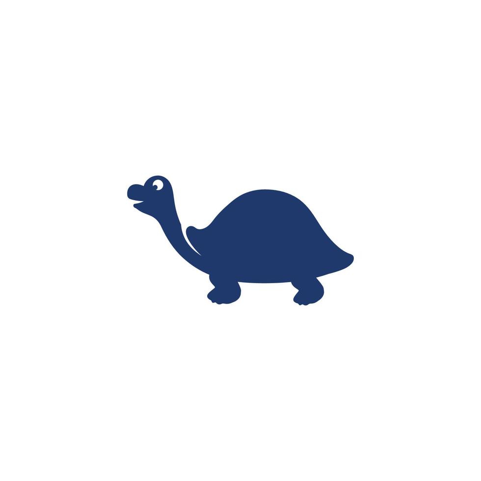 Turtle animal cartoon icon vector