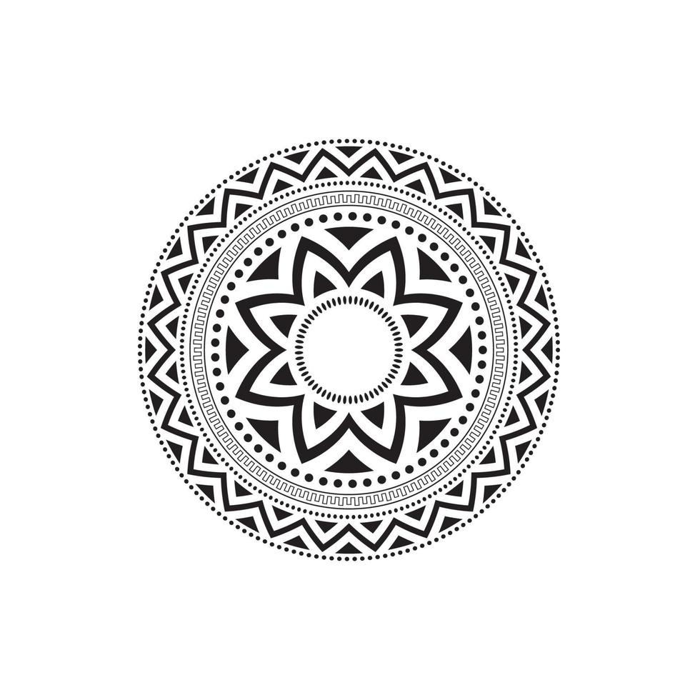 Circular pattern in form of mandala illustration vector