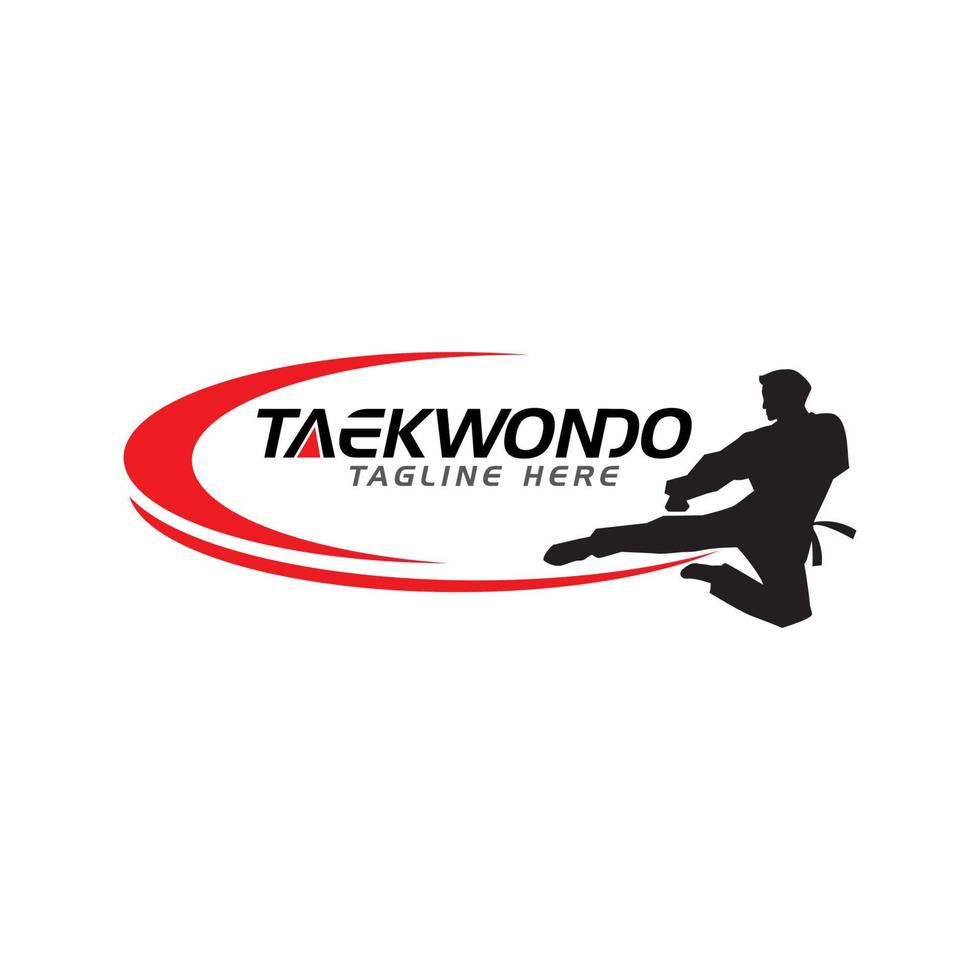 Taekwondo Vector icon design