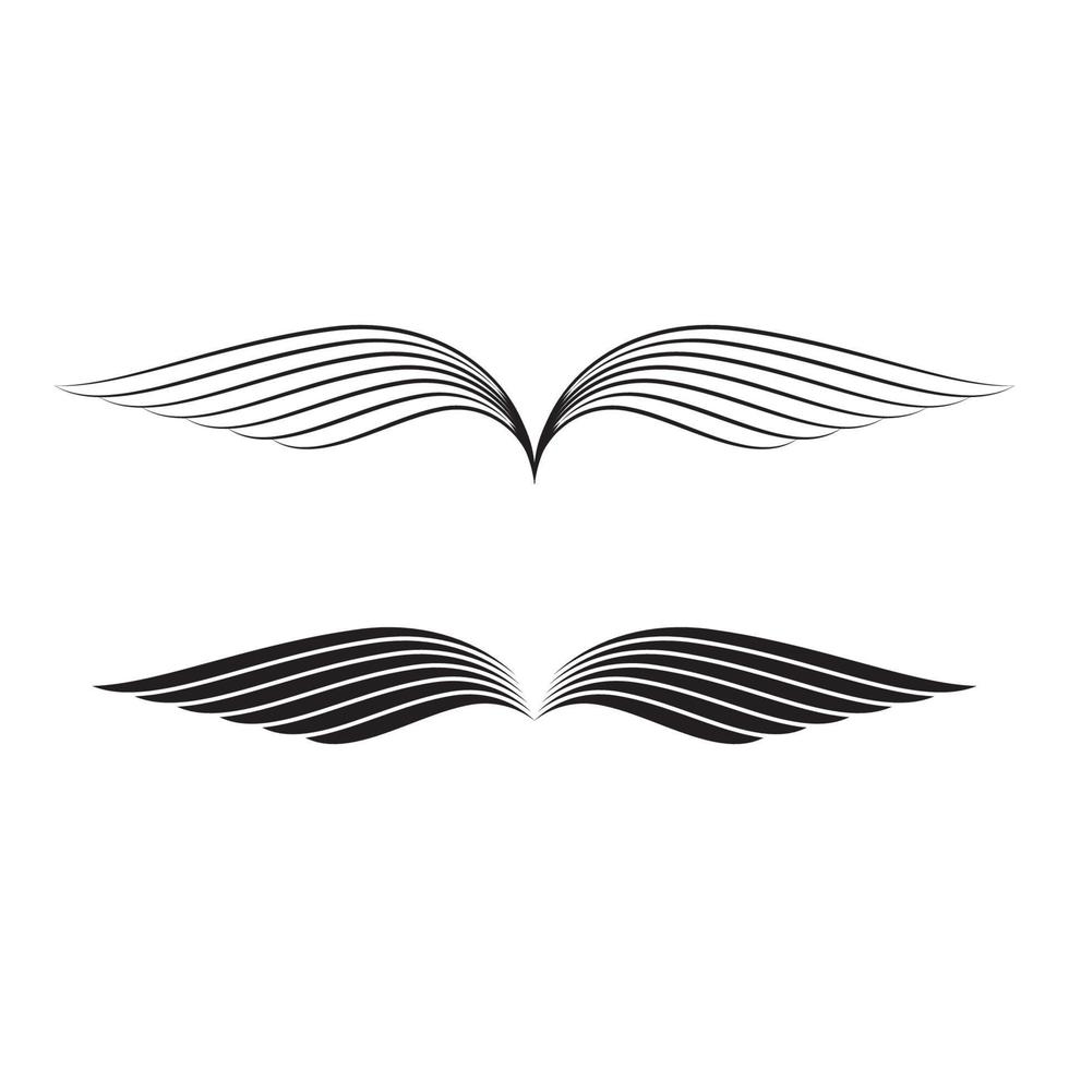 Wing Concept icon Template vector illustration