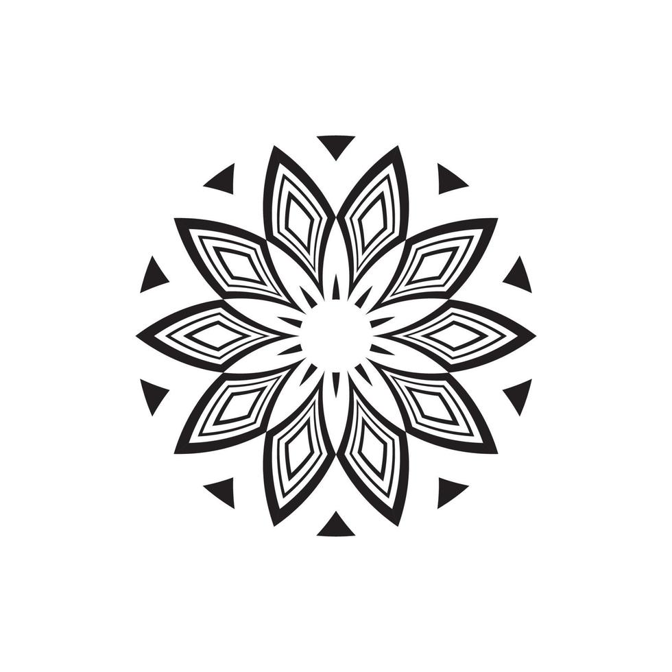 Circular pattern in form of mandala illustration vector