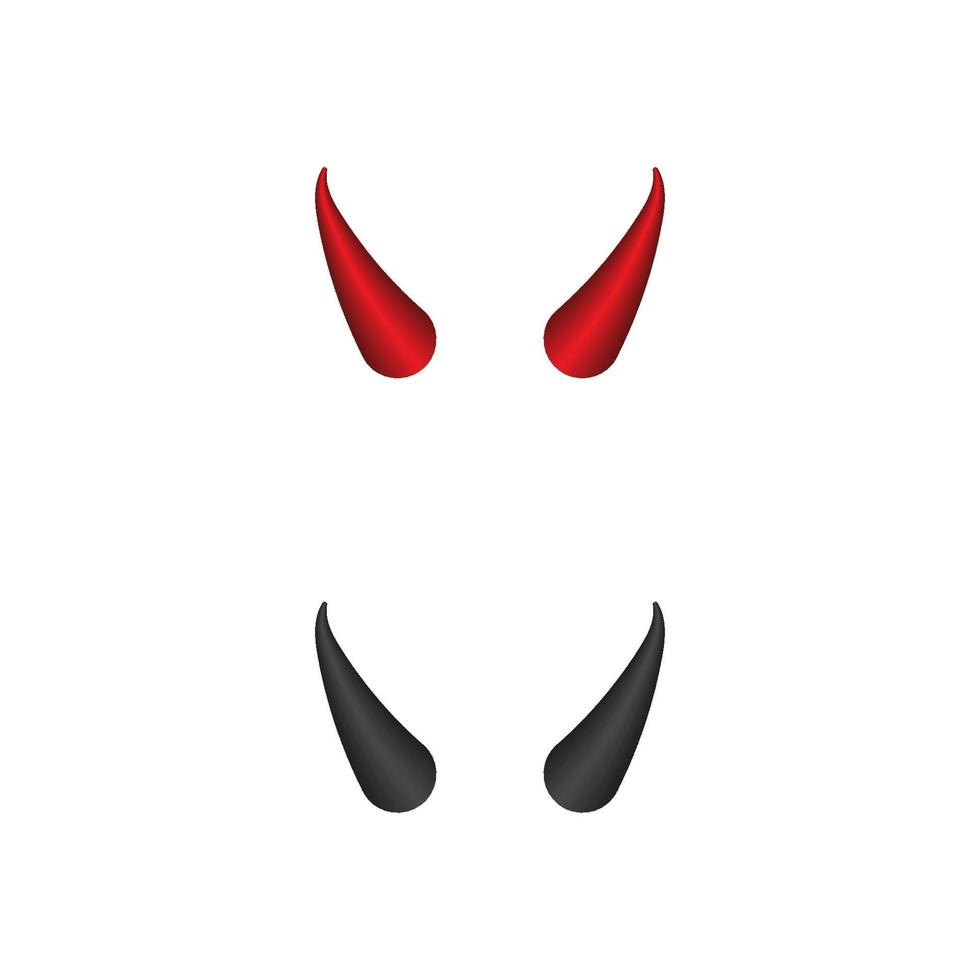 Devil horn Vector icon design