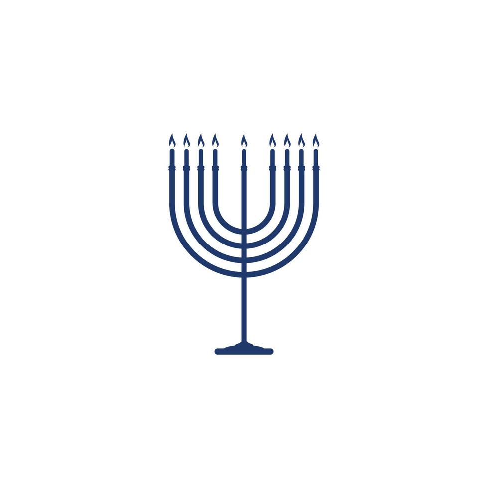 feliz diseño de icono de vector de hanukkah