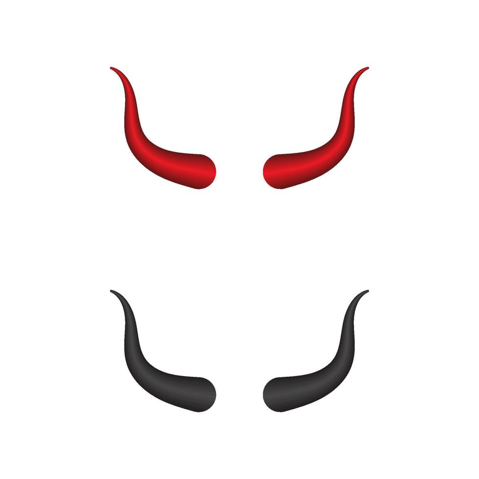 Devil horn Vector icon design