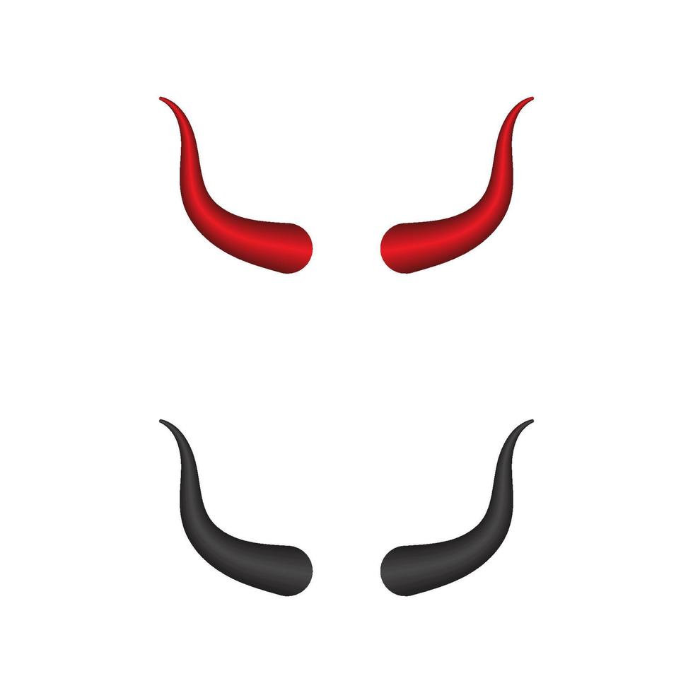 Devil horn Vector icon design