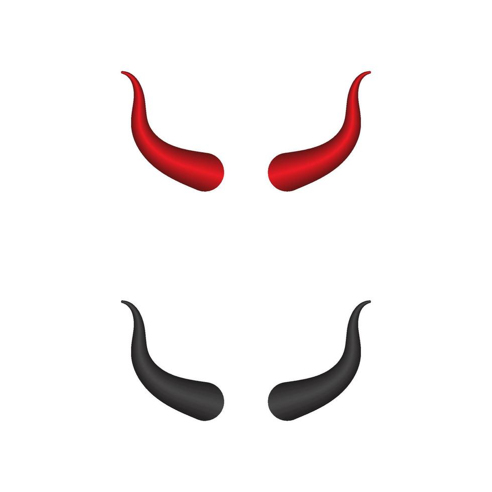 Devil horn Vector icon design