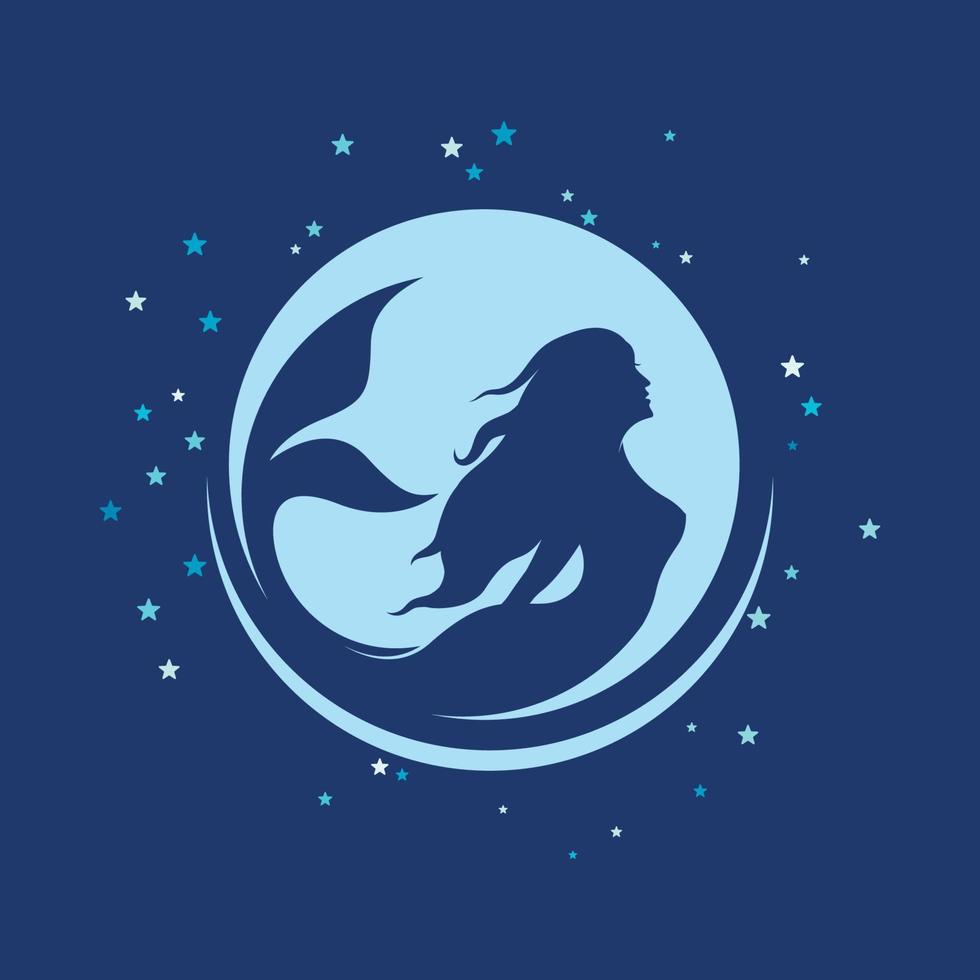 Mermaid vector illustration design