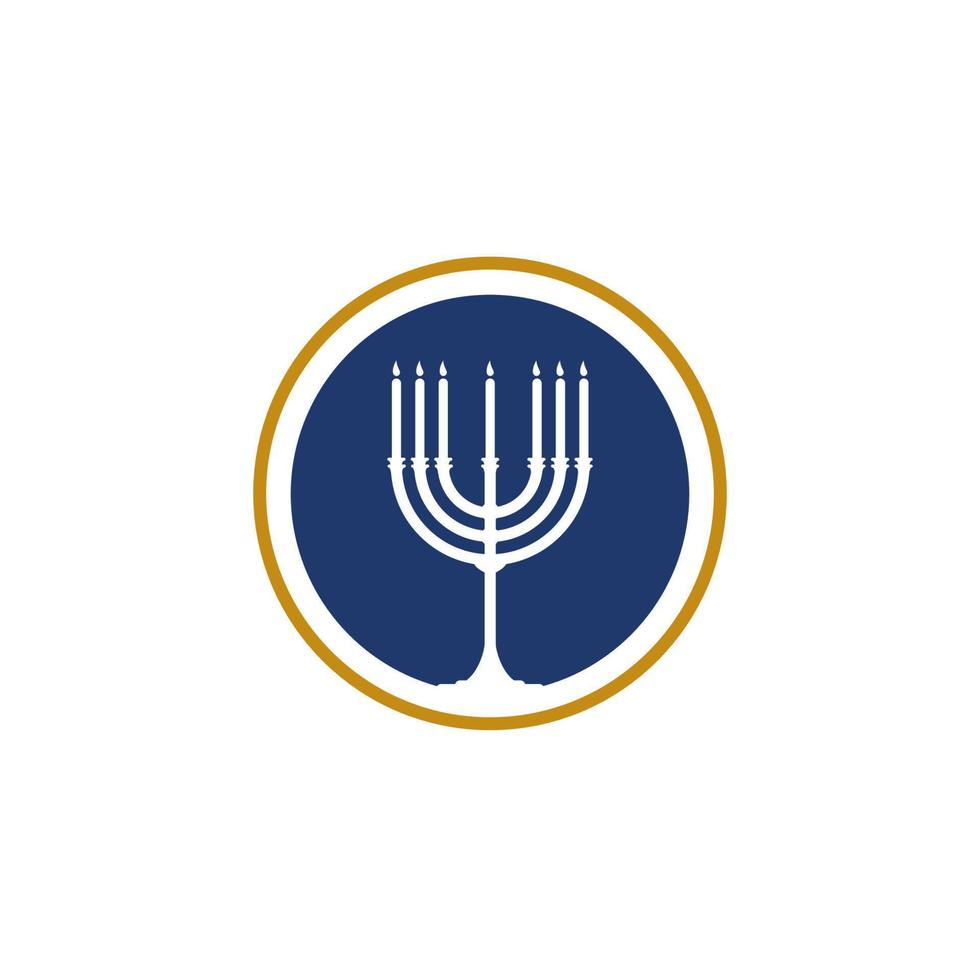 feliz diseño de icono de vector de hanukkah