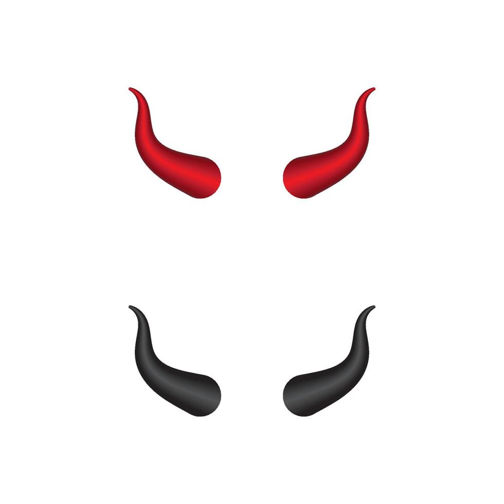Devil horn Vector icon design