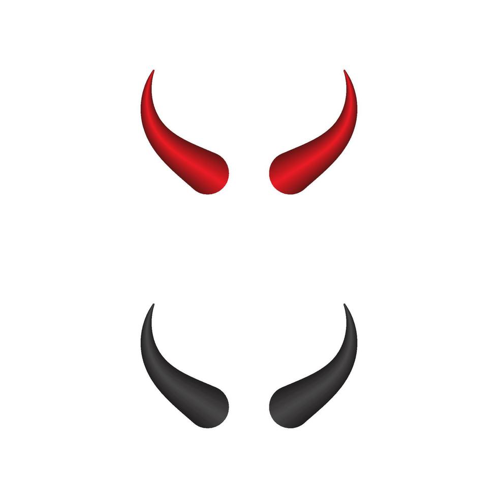 Devil horn Vector icon design