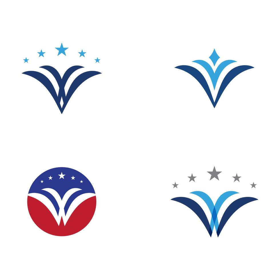 Wing Concept icon Template vector illustration