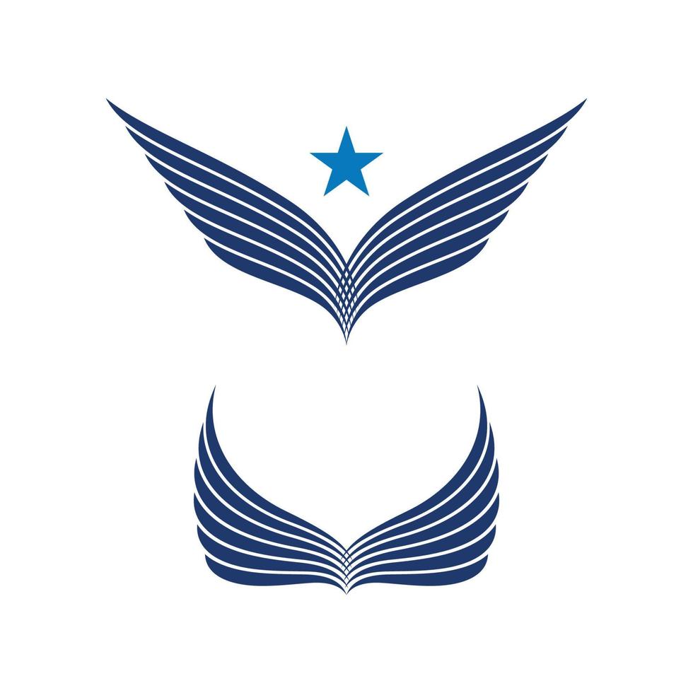 Wing Concept icon Template vector illustration