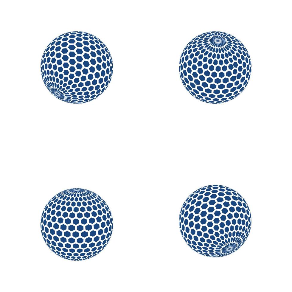 Wire World Logo Template vector