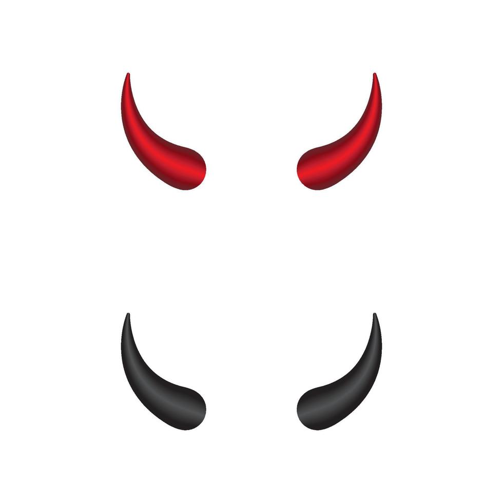 Devil horn Vector icon design