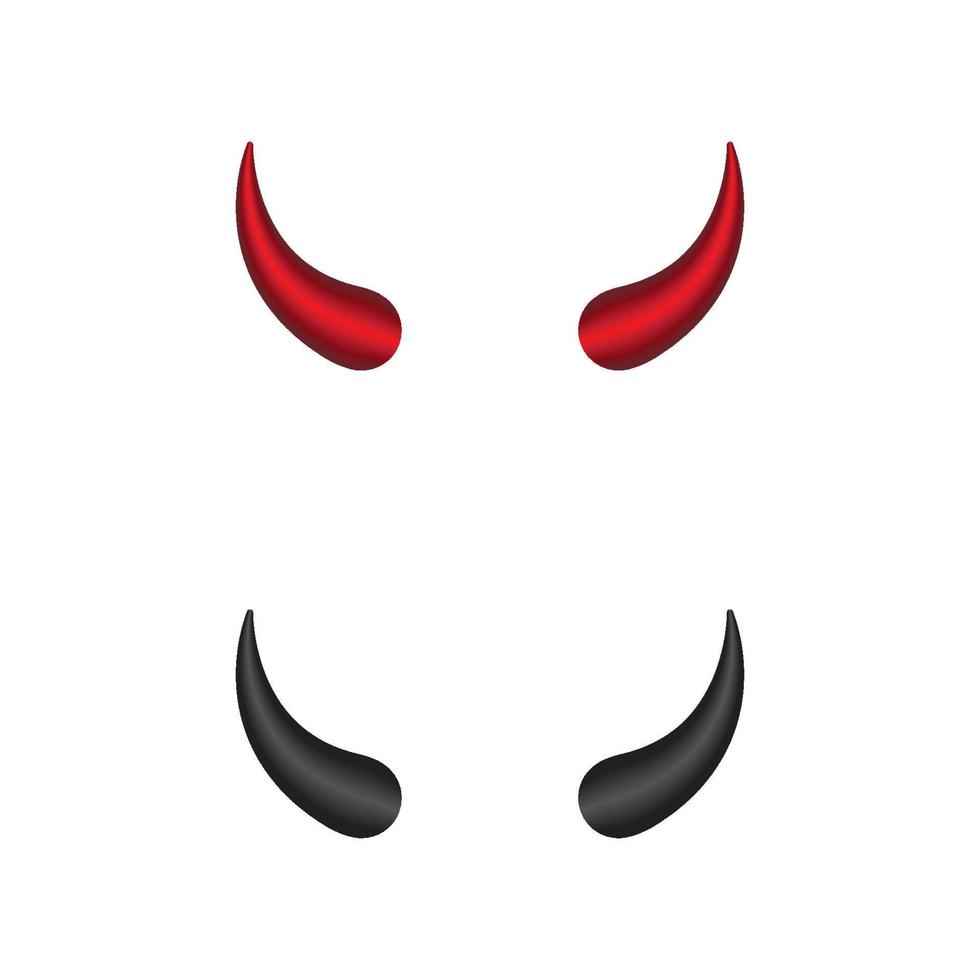 Devil horn Vector icon design