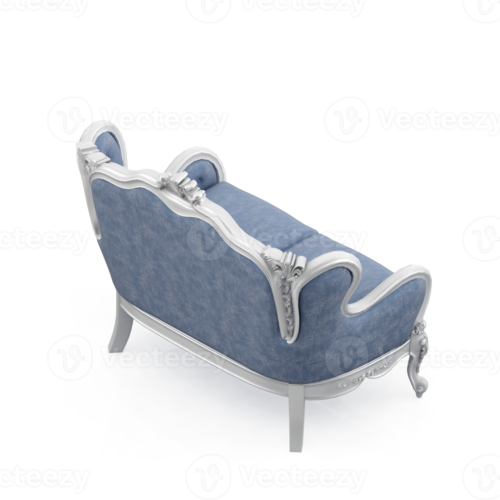 Isometric Armchair Isolated 3D render png