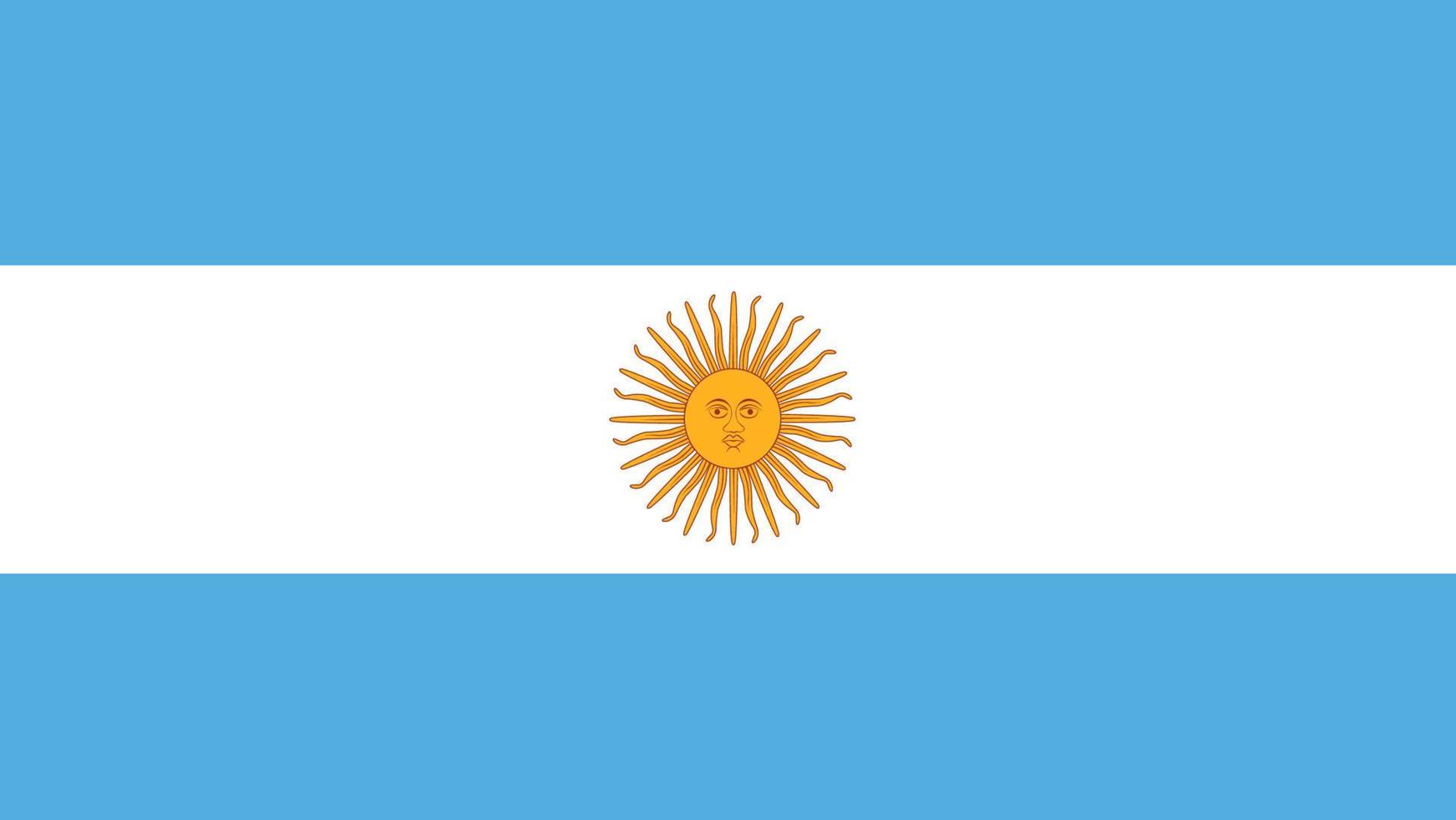 Argentina flag vector