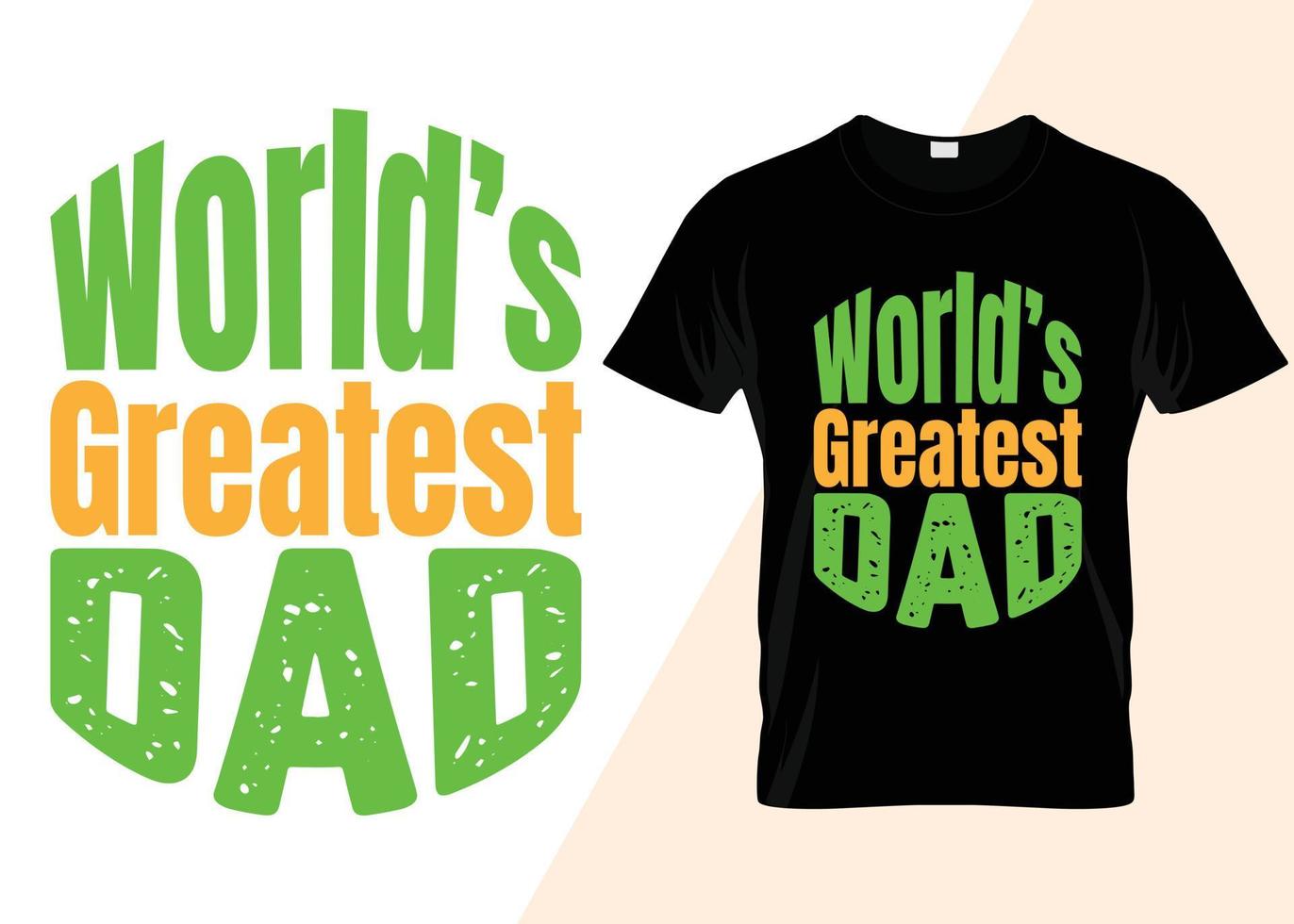 el diseño de camiseta de papá más grande del mundo vector