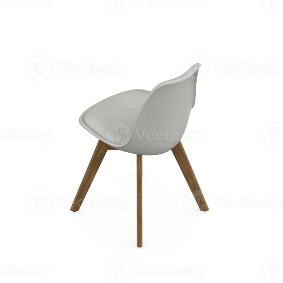 Isometric Chair 3D isolated rendering png