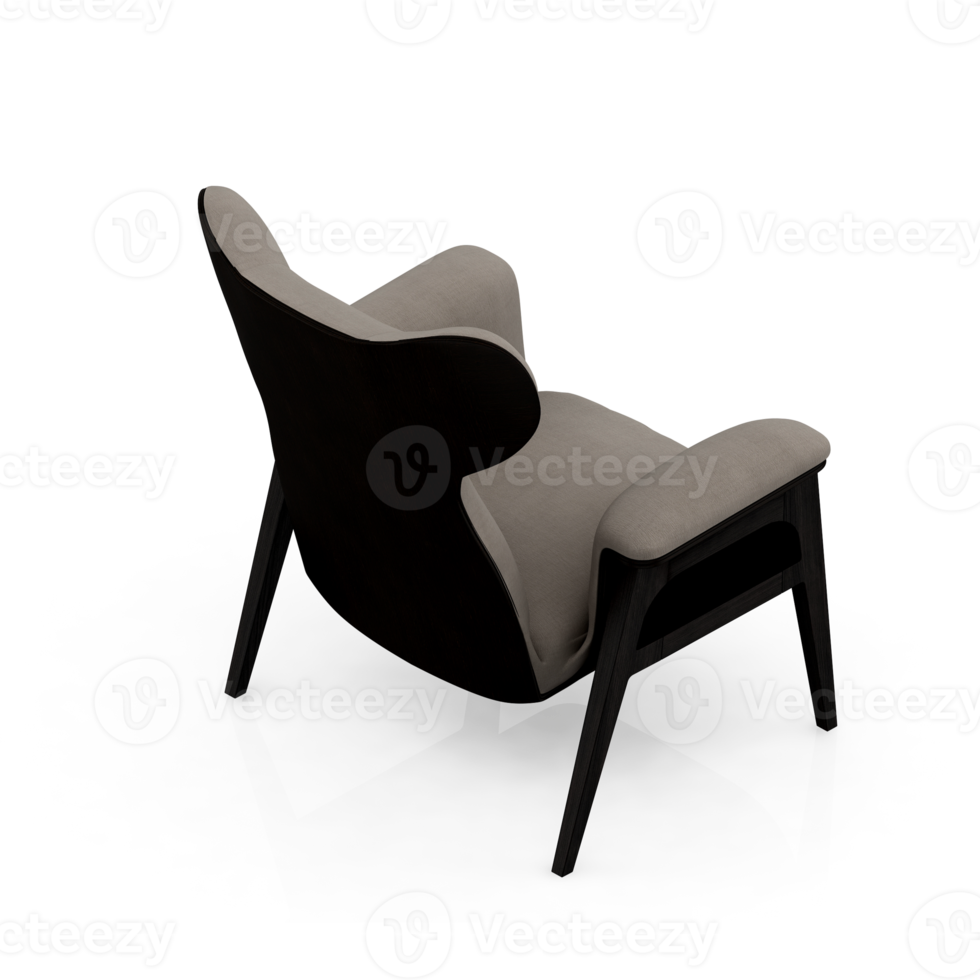 Isometric Armchair Isolated 3D render png