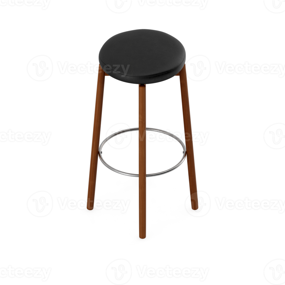 Isometric Chair 3D isolated rendering png
