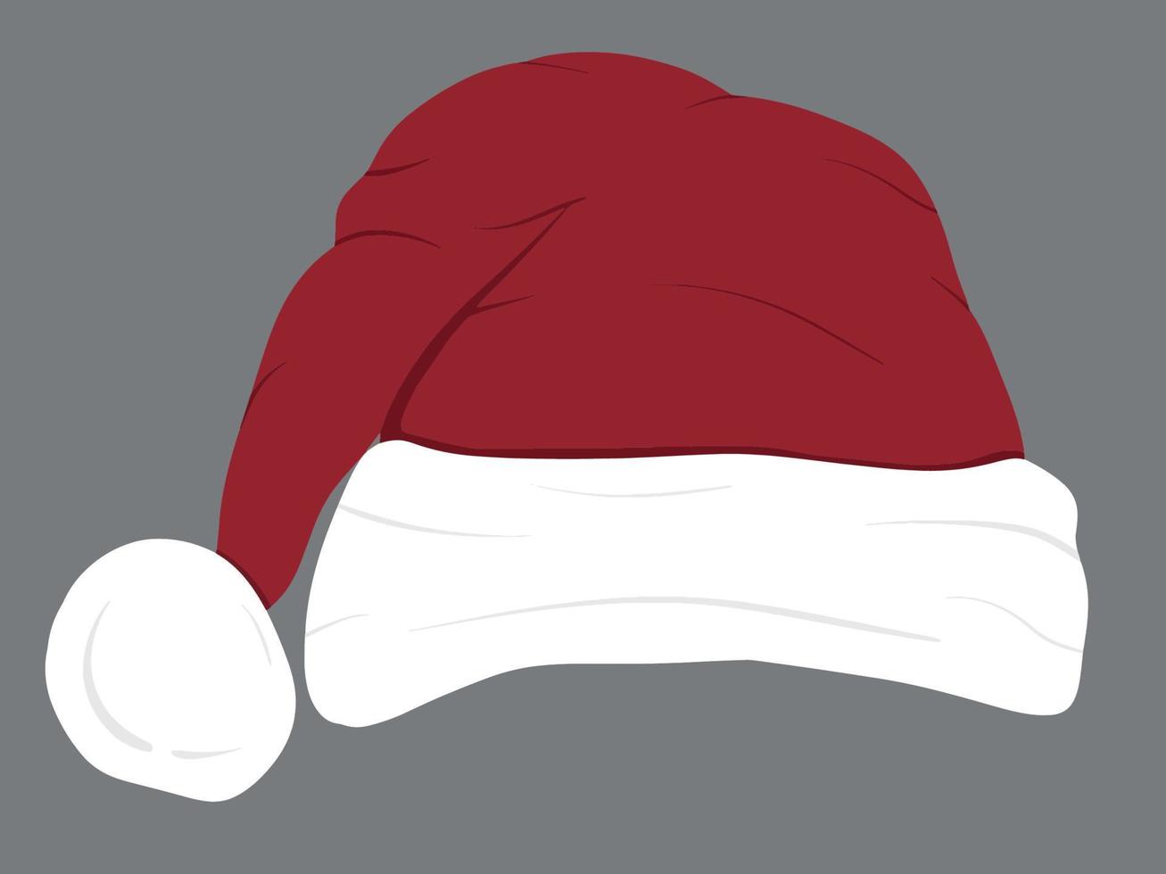 ilustración de sombrero de navidad vector