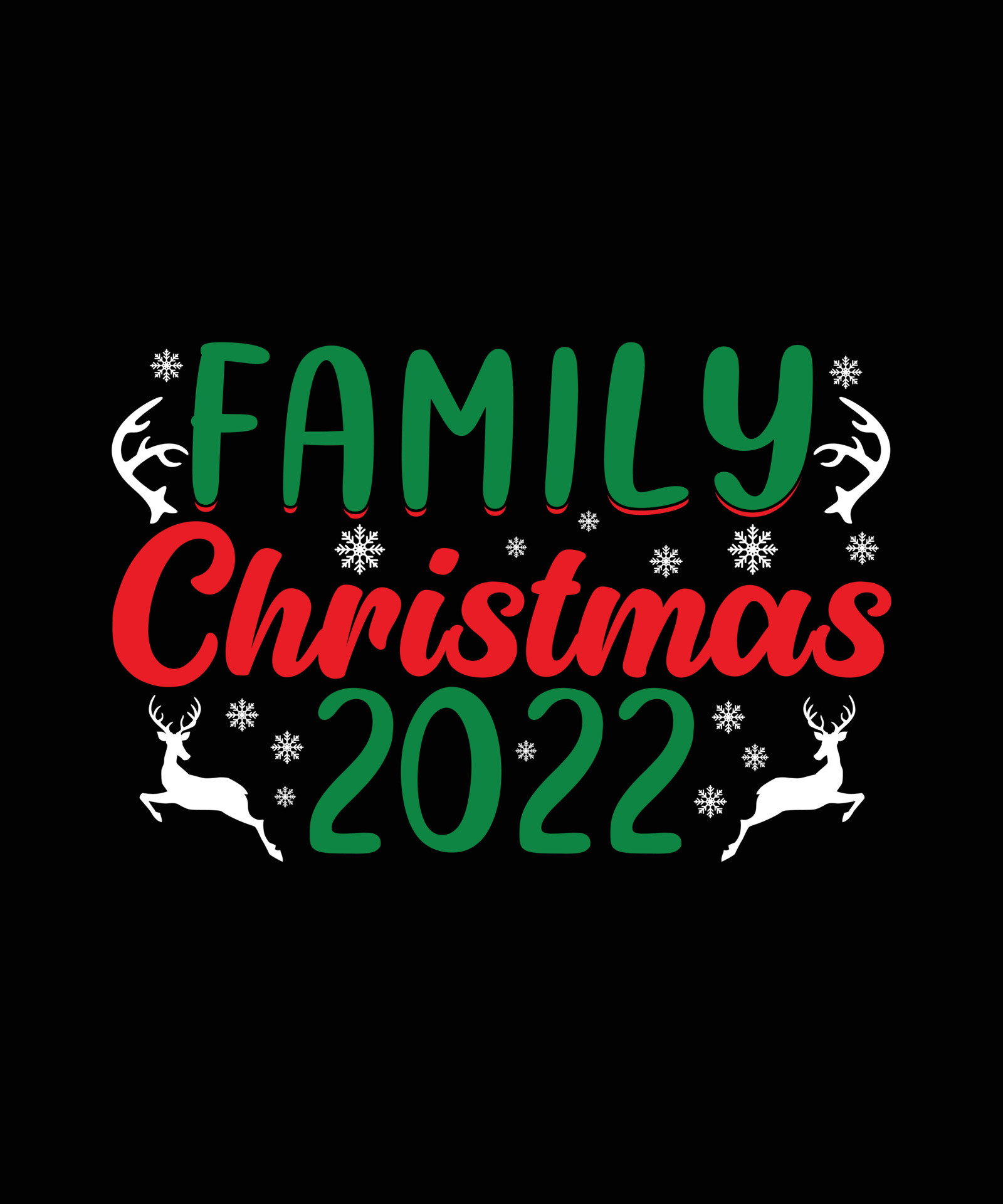 Family Christmas Tshirt Design SVG 14173554 Vector Art at Vecteezy