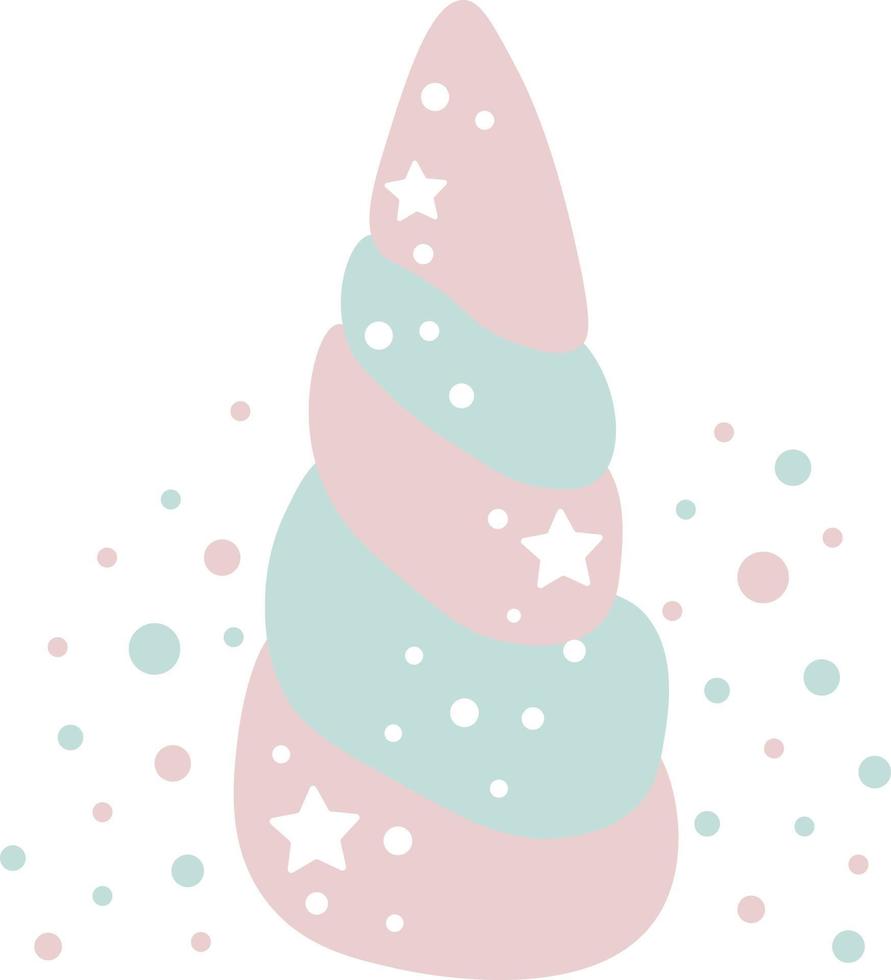 Cute vector graphic design Unicorn character horn.