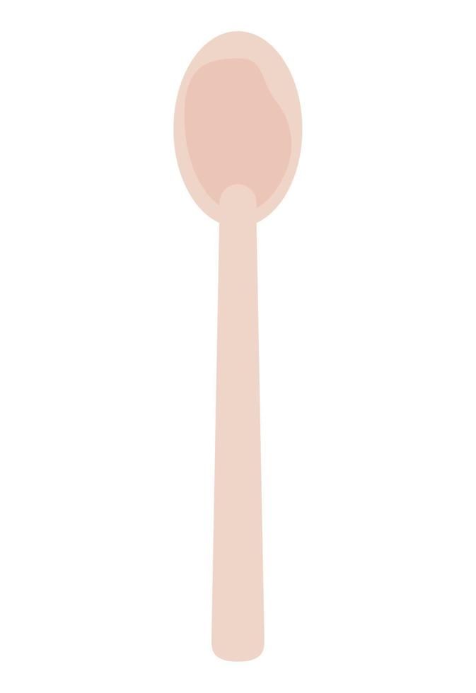 eco spoon cutlery mockup vector