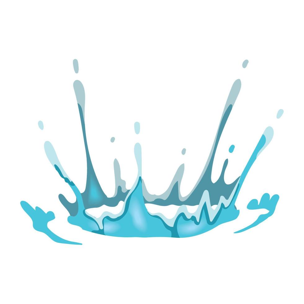 water splash natural resource vector