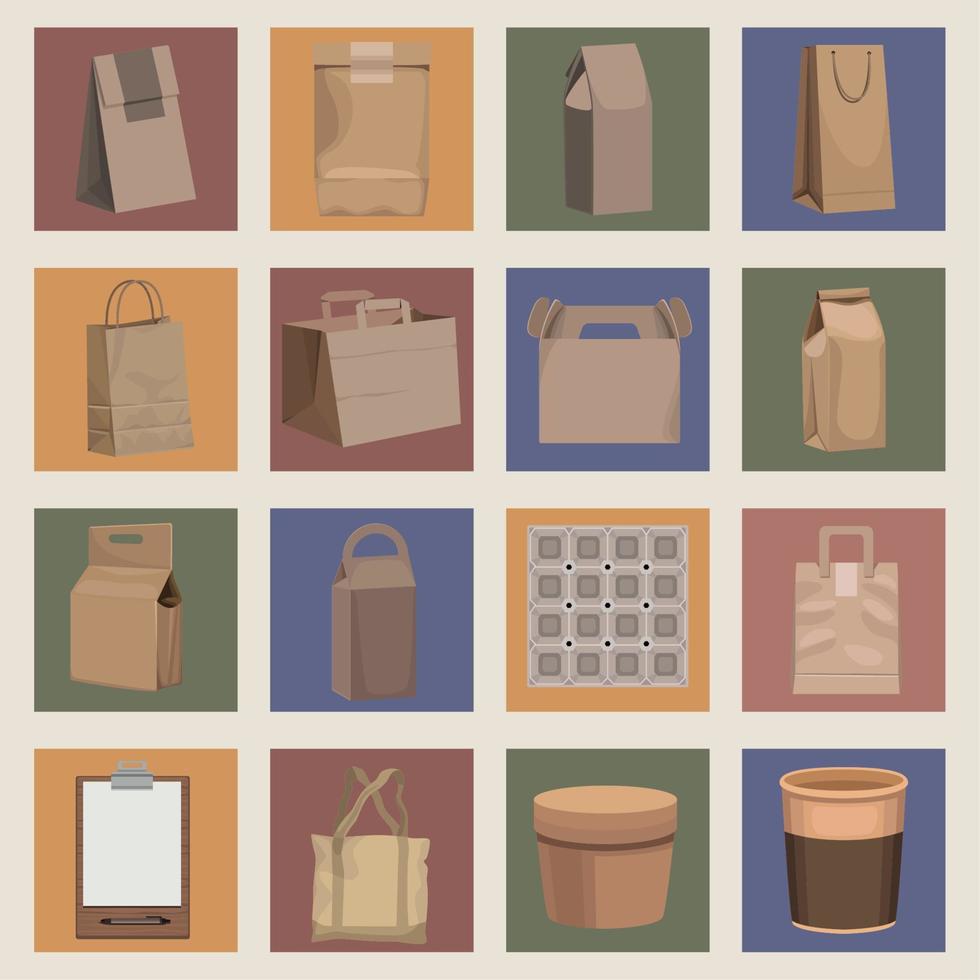 comprar productos eco packs vector