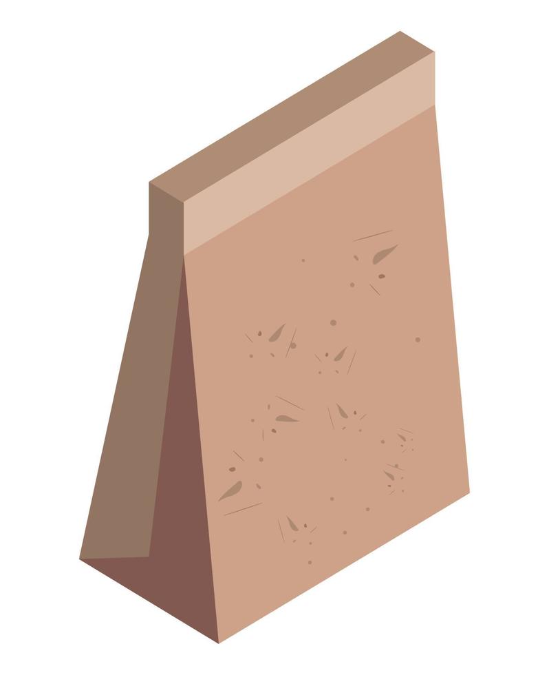 eco friendly paper bag vector