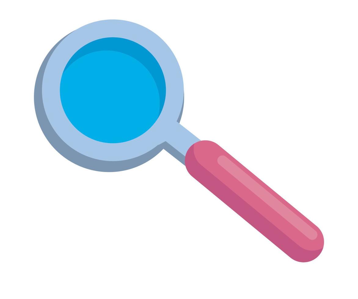 magnifying glass search vector