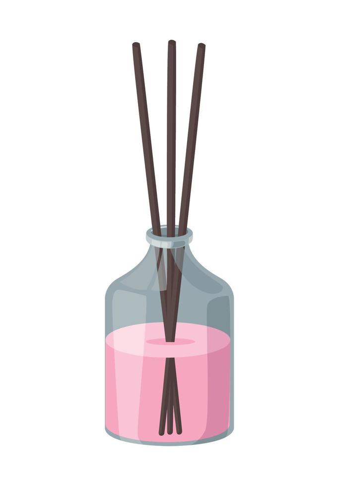 aromatherapy scent diffuser bottle vector