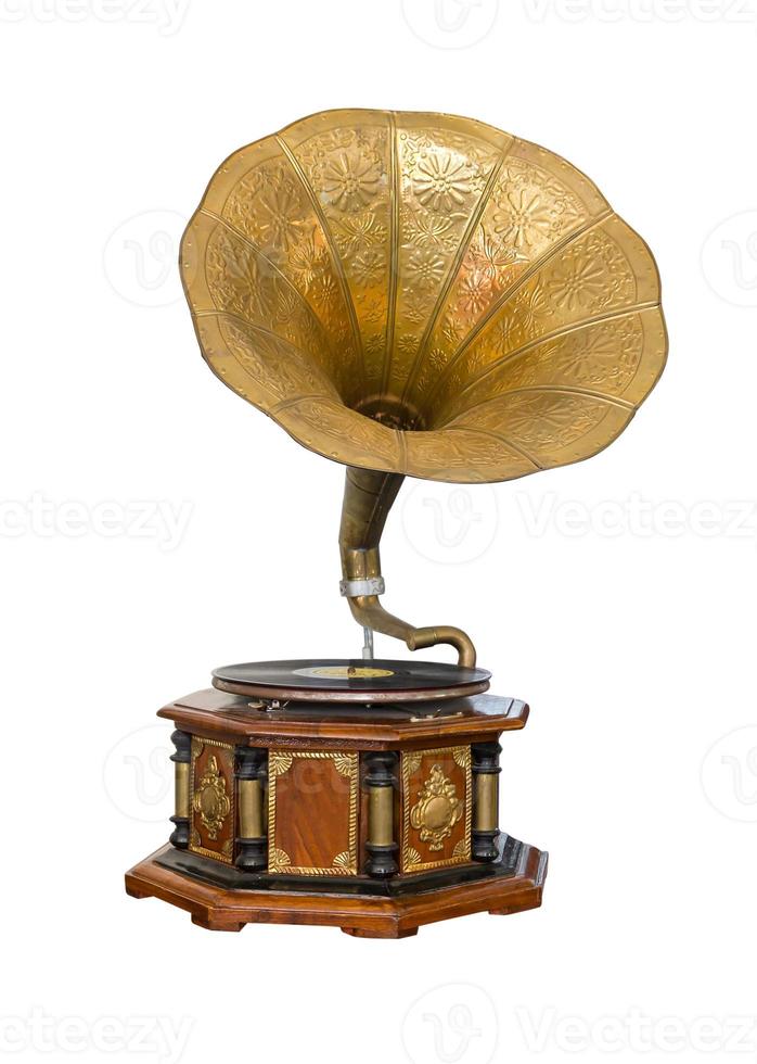 Vintage old Gramophone photo