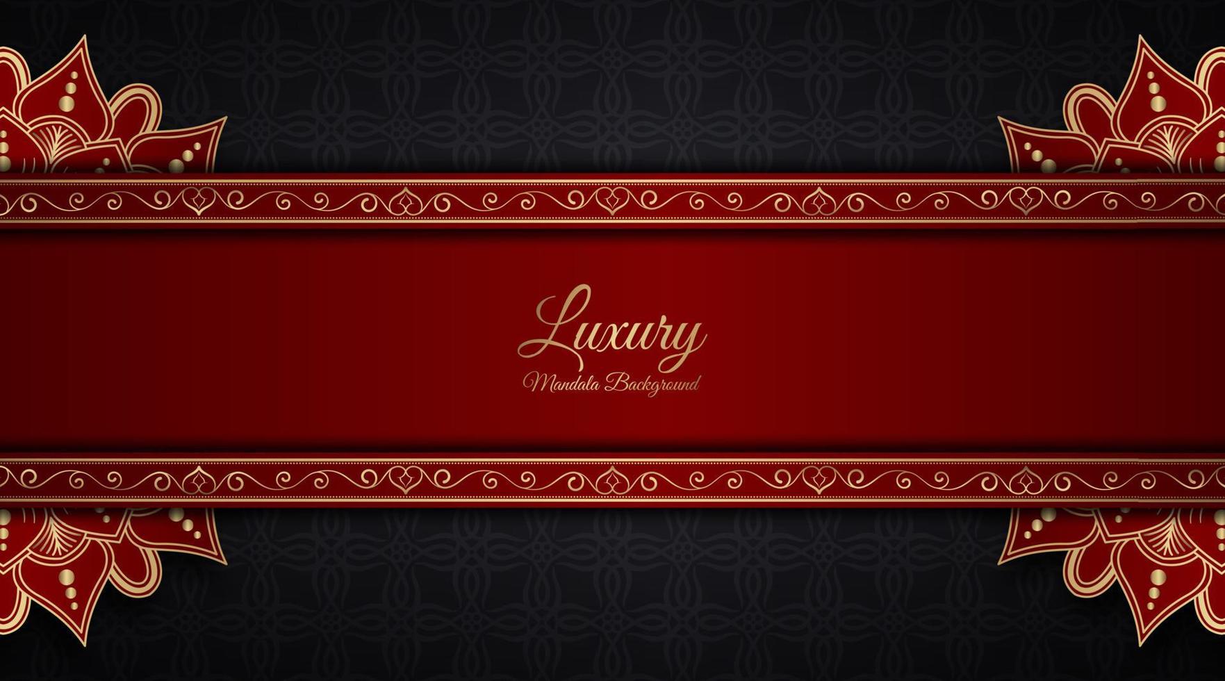 simple background with gold ornament border vector