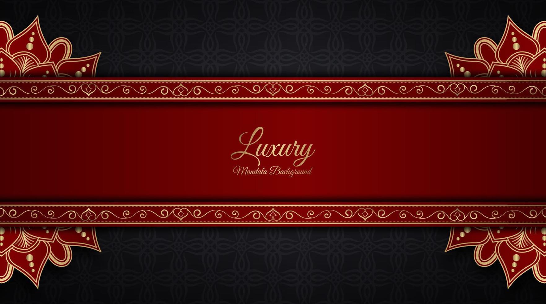 simple background with gold ornament border vector