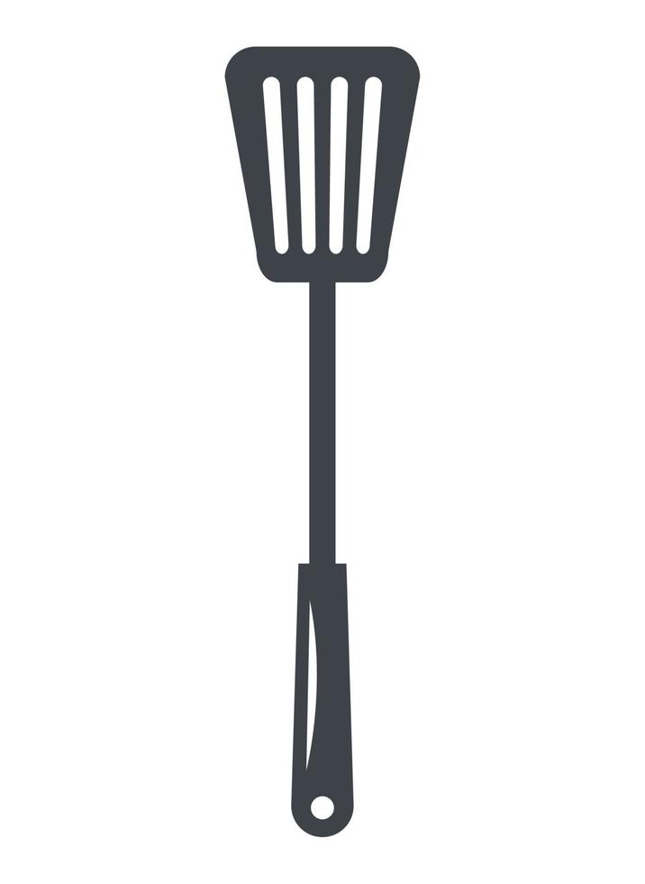 spatule kitchen utensil silhouette vector