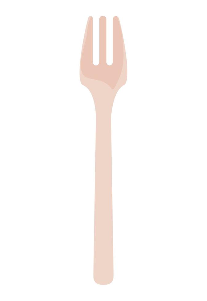 eco fork cutlery mockup vector