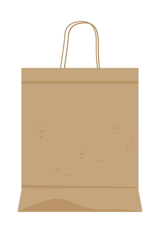 embalaje de bolsas de compras ecológicas vector