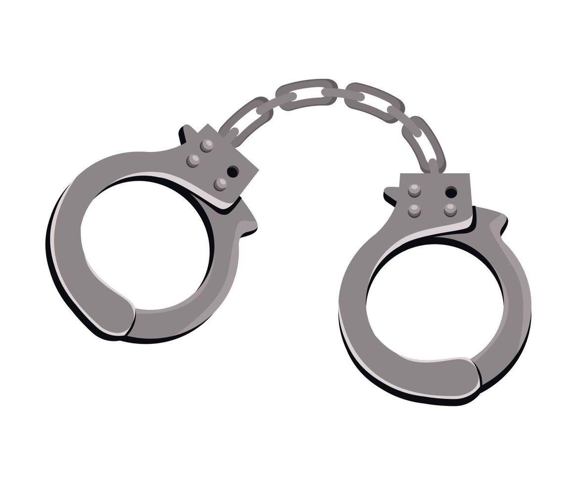 handcuffs law tool vector