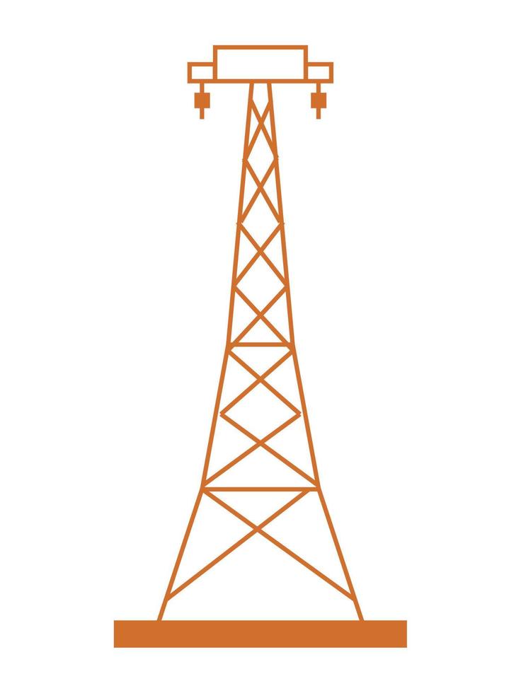 electric tower city element vector