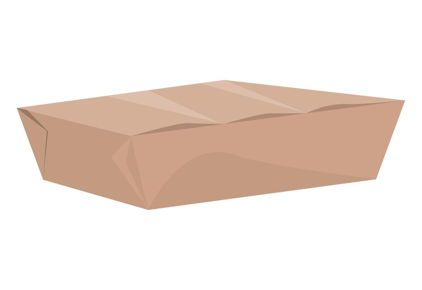 eco rectangle box packing vector