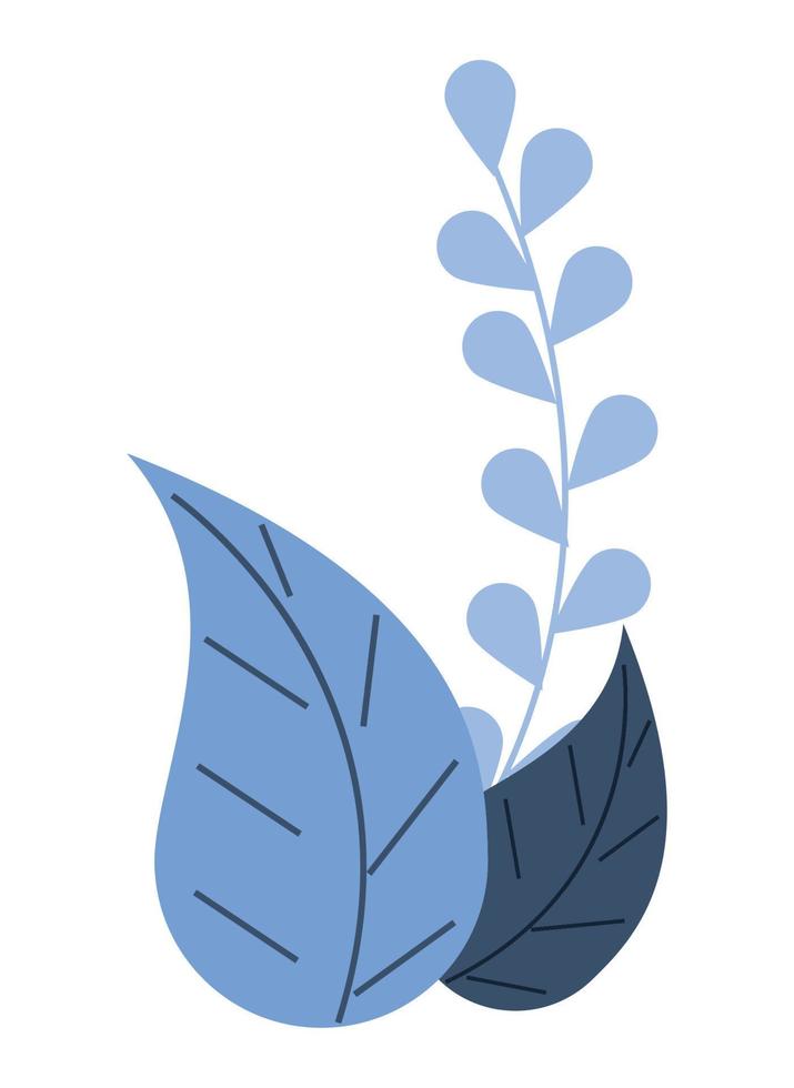 leafs plant foliage vector