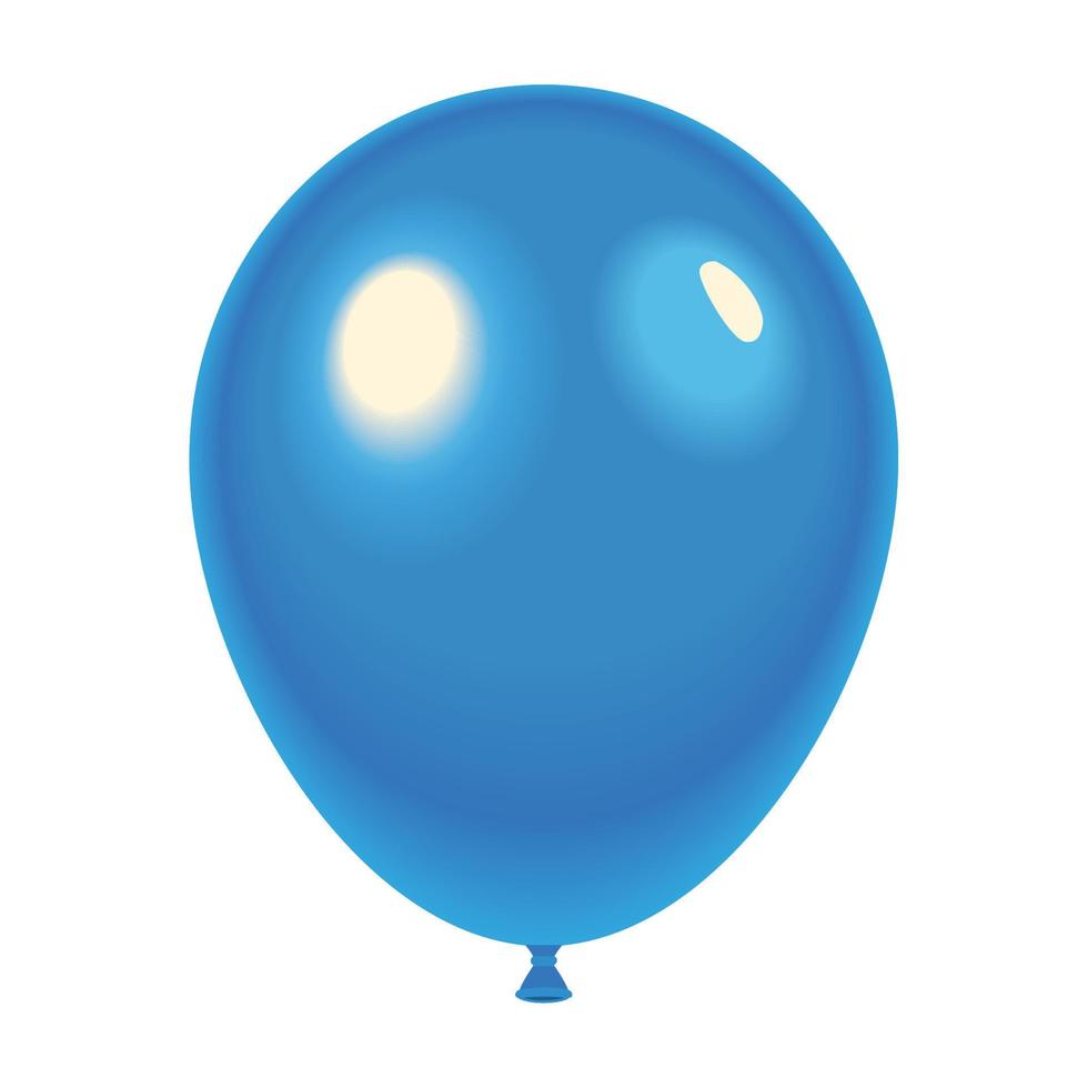 blue balloon helium floating vector