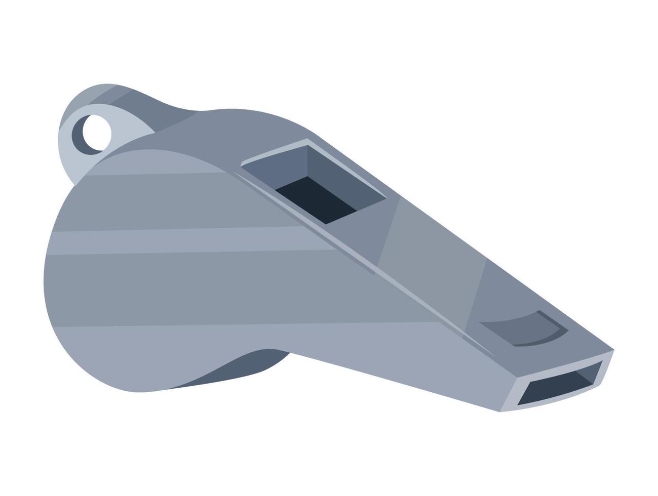 whistle sport equipment vector